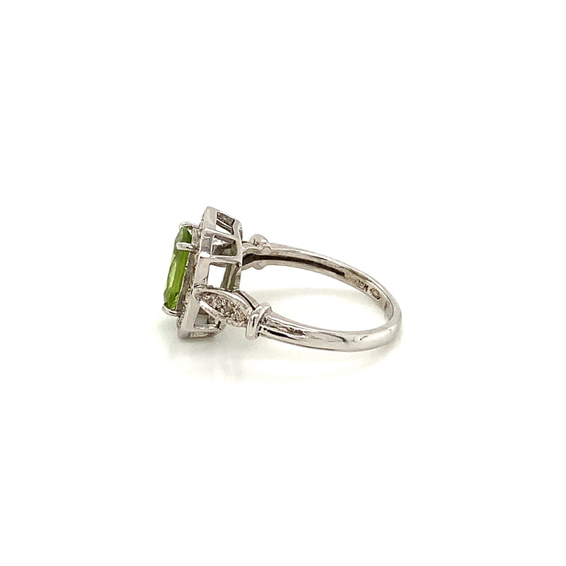 Peridot Silver Ring