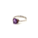 Amethyst Silver Ring