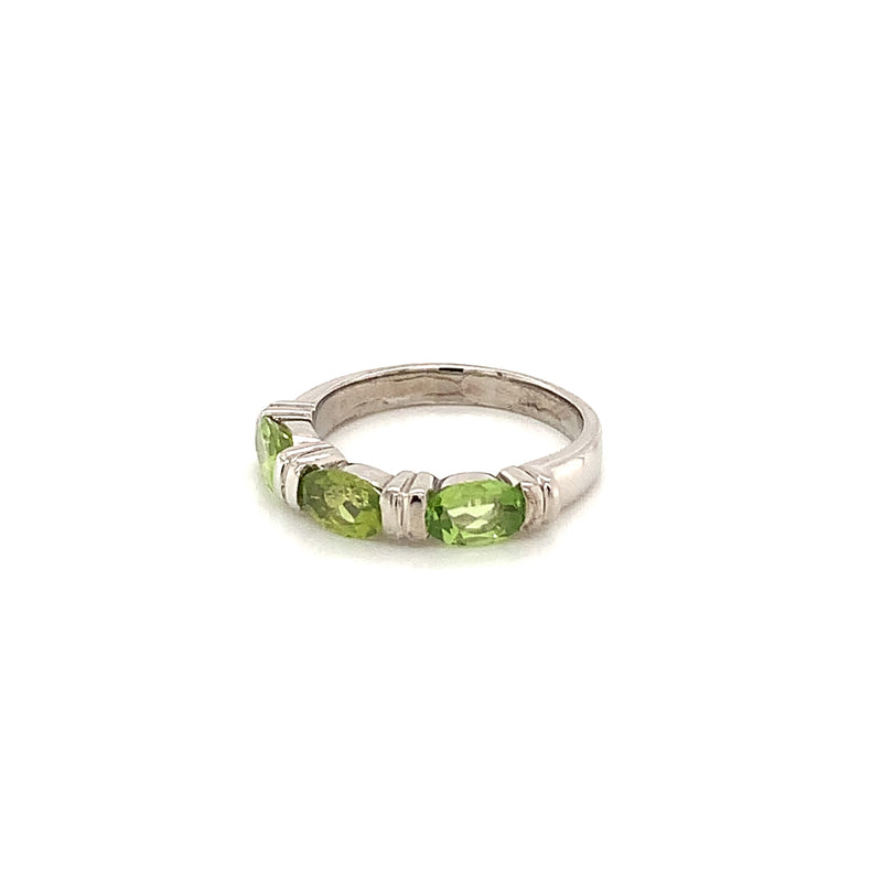 Peridot Silver Ring