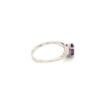 Amethyst Silver Ring