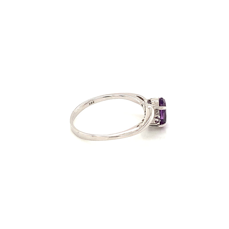 Amethyst Silver Ring