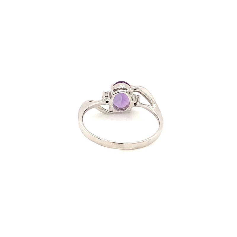 Amethyst Silver Ring