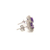 Amethyst Silver Earring