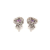 Amethyst Silver Earring