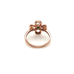 Green Garnet  Gold Plated Silver Ring