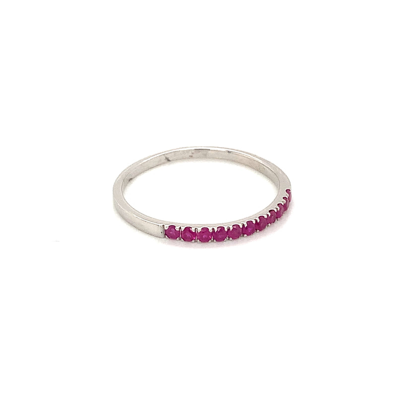 Ruby Silver Ring