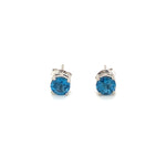 Blue Topaz Silver Earring