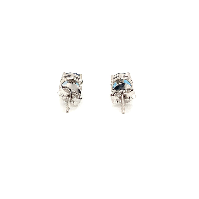 Blue Topaz Silver Earring