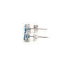 Blue Topaz Silver Earring