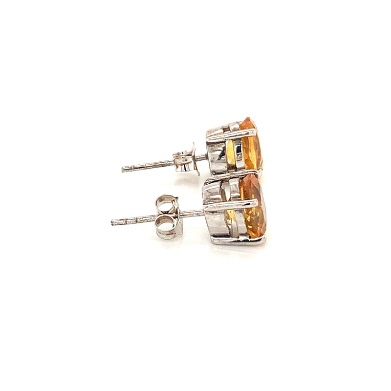 Citrine Silver Earring