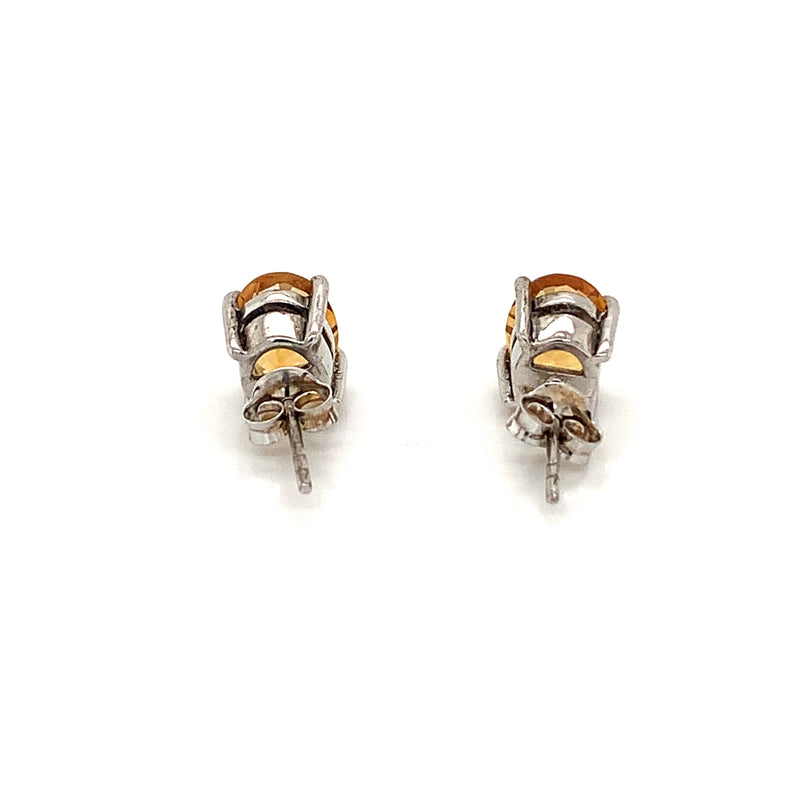 Citrine Silver Earring