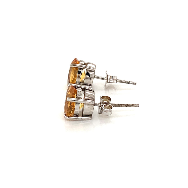 Citrine Silver Earring