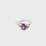 Amethyst Silver Ring