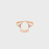 Moonstone Gold Plated Silver Ring