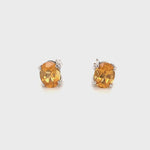 Citrine Silver Earring