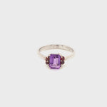 Amethyst Silver Ring