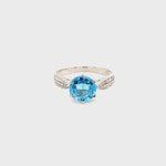 gaia-gem-and-jewelleryBlue Topaz silver ring