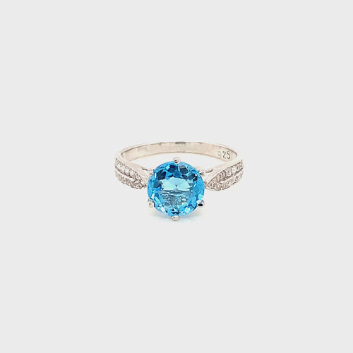 gaia-gem-and-jewelleryBlue Topaz silver ring