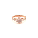 Moonstone Gold Plated Silver Ring