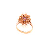 Amethyst Gold Plated Silver Ring