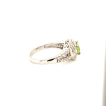 Peridot Silver Ring