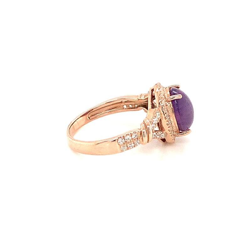 Sapphire Gold Plated Silver Ring