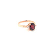 Rhodolite Garnet Gold Plated Silver Ring