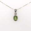 Peridot Silver Pendant