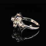 9 Stone 925 Silver Ring