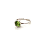 Peridot Silver Ring