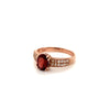 Rhodolite Garnet Gold Plated Silver Ring