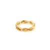 Citrine Gold Plated Silver Ring