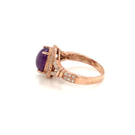 Sapphire Gold Plated Silver Ring