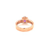 Amethyst Gold Plated Silver Ring