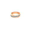 Aquamarine Gold Plated Silver Ring