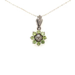 Peridot Silver Pendent