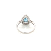 Blue Topaz Silver Ring