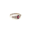 Rhodolite Garnet Silver Ring