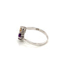 Amethyst & Citrine Silver Ring