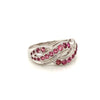 Pink Sapphire Silver Ring