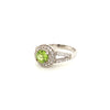 Peridot Silver Ring