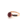 Rhodolite Garnet Gold Plated Silver Ring