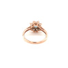 Aquamarine Gold Plated Silver Ring