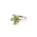 Peridot Silver Ring